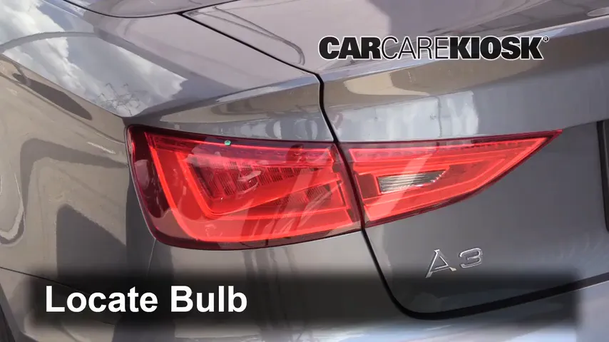 2015 Audi A3 Quattro Premium 2.0L 4 Cyl. Turbo Convertible Éclairage Feu stop (remplacer ampoule)